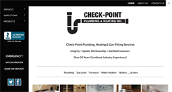 Desktop Screenshot of checkpointplumbing.com